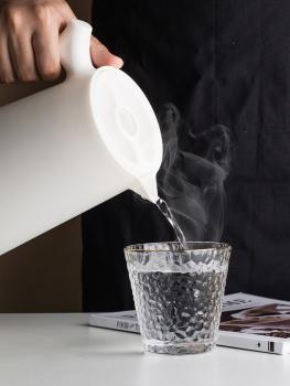 Großhandel B2B Wasserkessel Kanne mit Glaseinsatz Teekessel 1L Kaffe